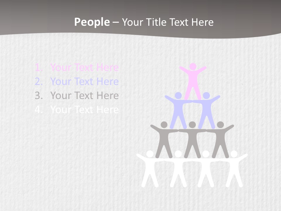 Closeup Blank Clean PowerPoint Template