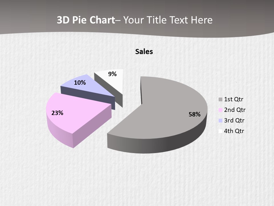 Closeup Blank Clean PowerPoint Template