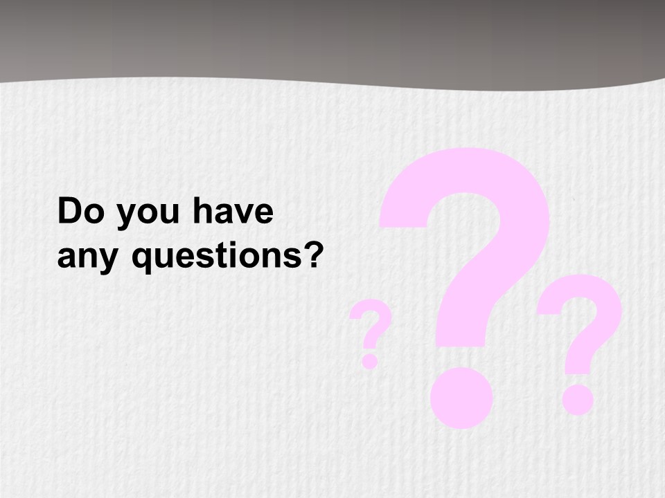 Closeup Blank Clean PowerPoint Template