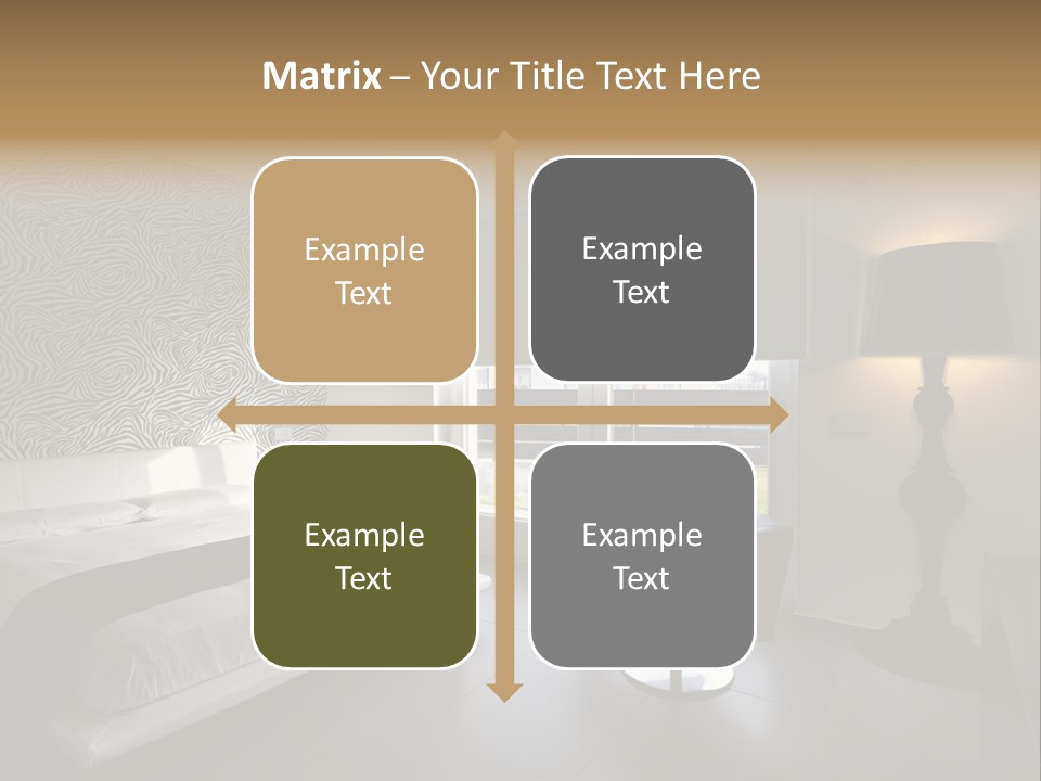 Flooring Bedroom Nobody PowerPoint Template