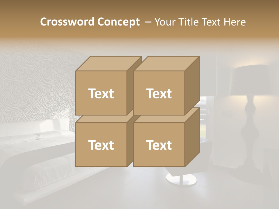Flooring Bedroom Nobody PowerPoint Template