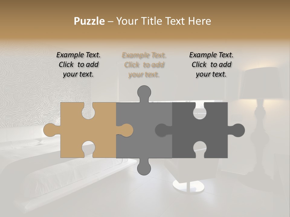 Flooring Bedroom Nobody PowerPoint Template