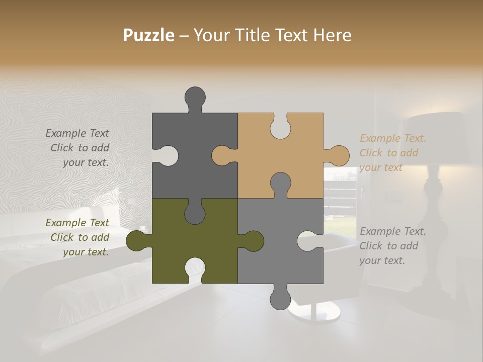 Flooring Bedroom Nobody PowerPoint Template