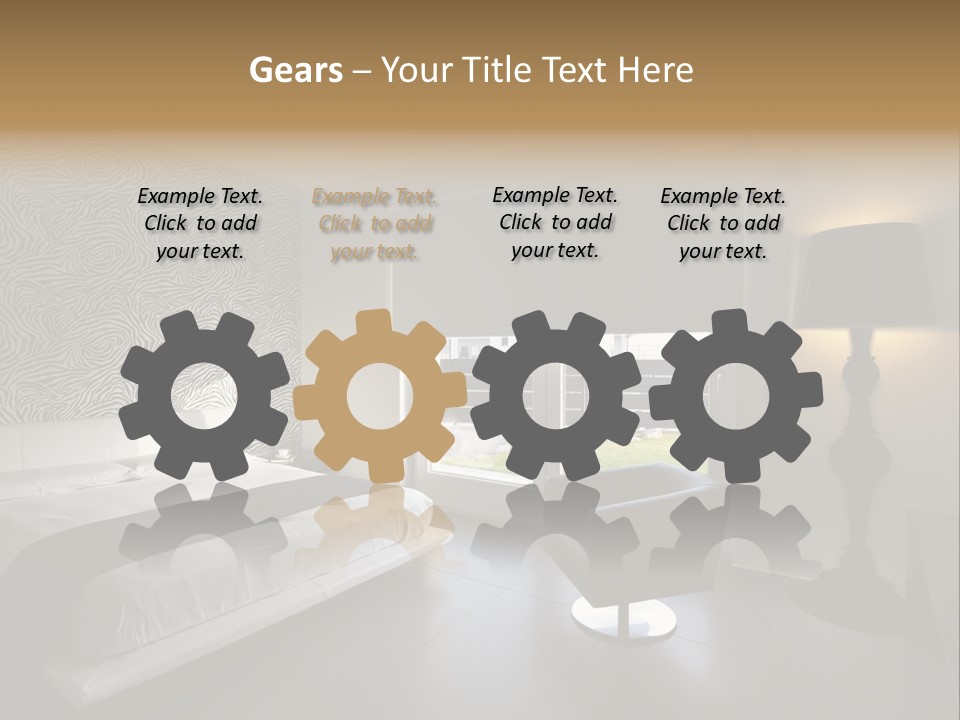 Flooring Bedroom Nobody PowerPoint Template