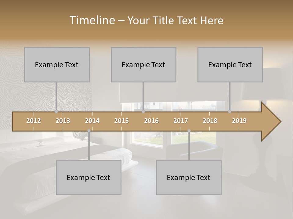 Flooring Bedroom Nobody PowerPoint Template