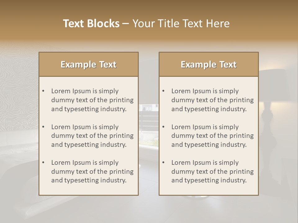 Flooring Bedroom Nobody PowerPoint Template