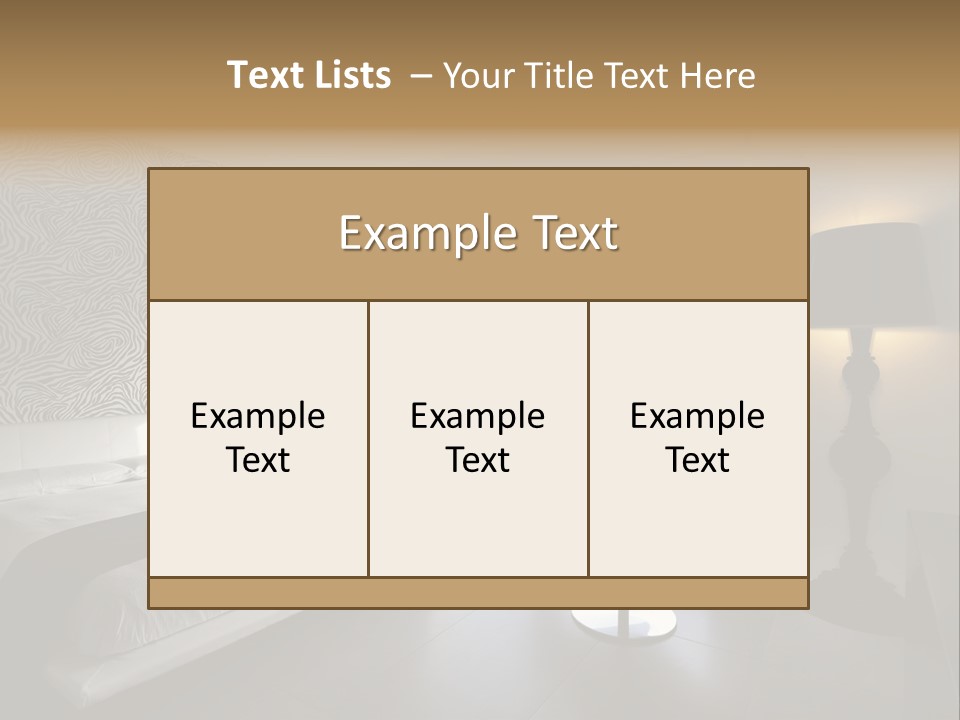 Flooring Bedroom Nobody PowerPoint Template
