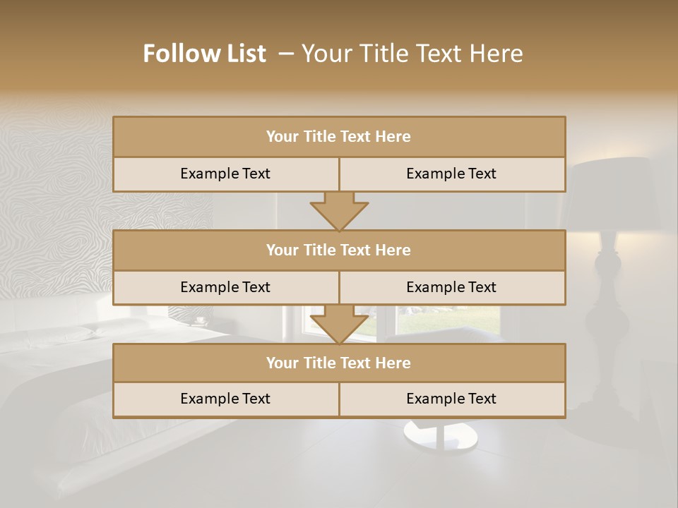 Flooring Bedroom Nobody PowerPoint Template