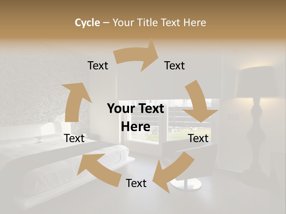 Flooring Bedroom Nobody PowerPoint Template