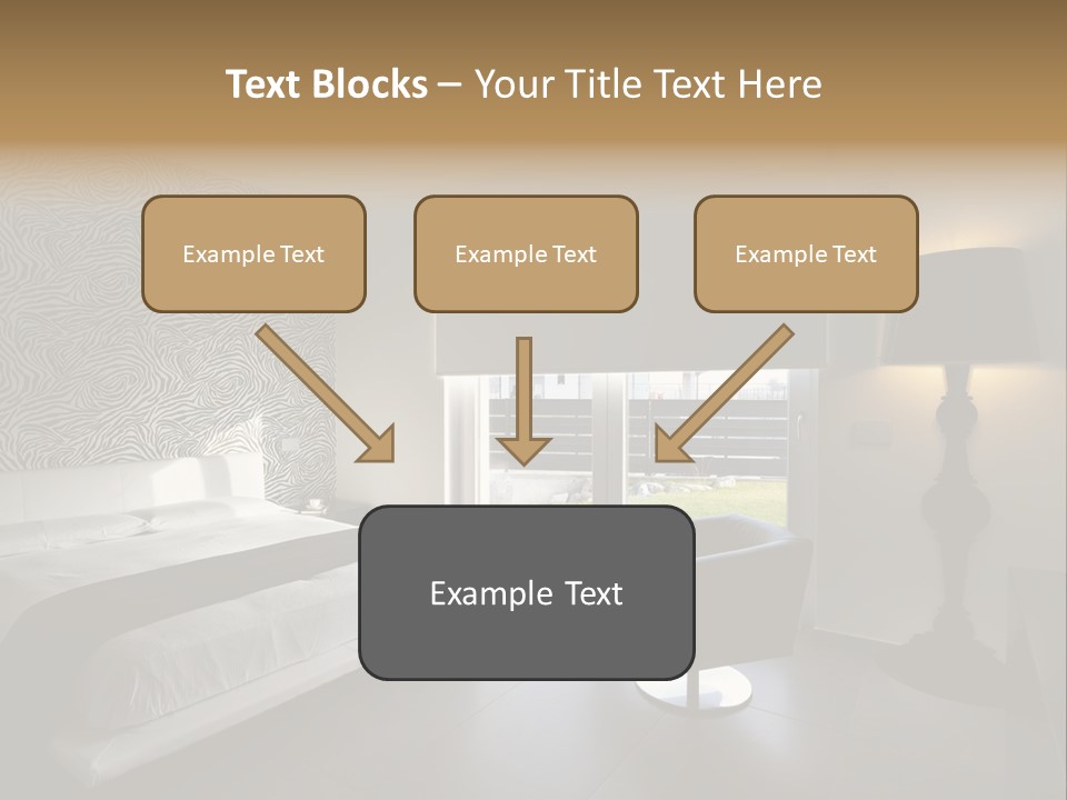 Flooring Bedroom Nobody PowerPoint Template