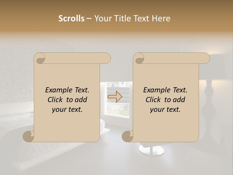 Flooring Bedroom Nobody PowerPoint Template