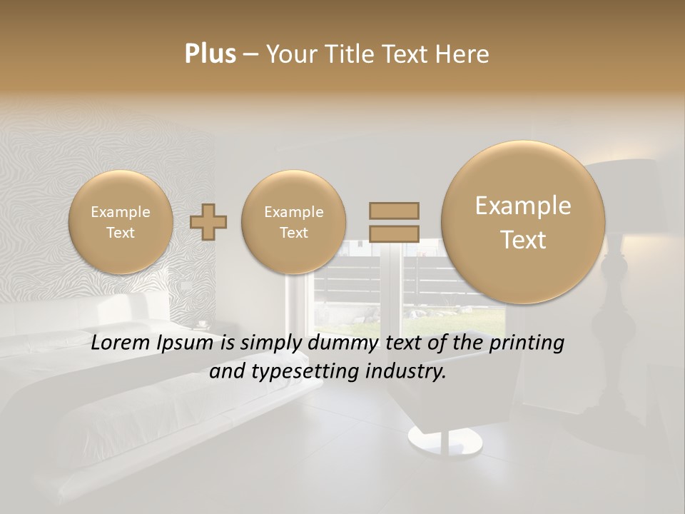 Flooring Bedroom Nobody PowerPoint Template