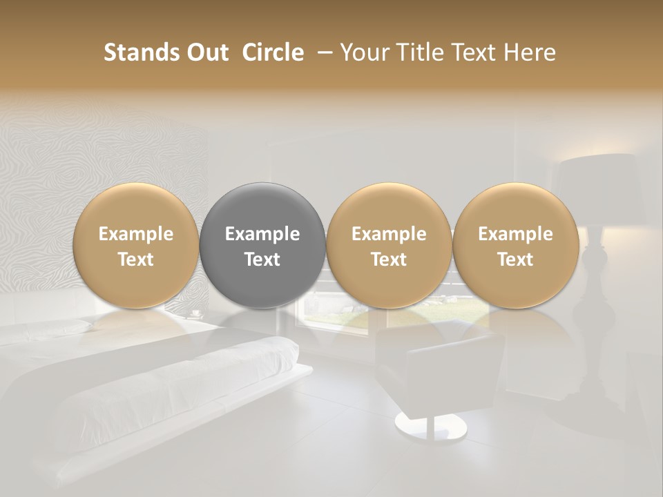 Flooring Bedroom Nobody PowerPoint Template