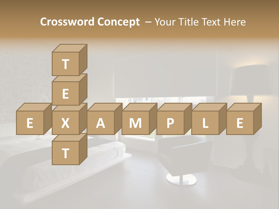 Flooring Bedroom Nobody PowerPoint Template