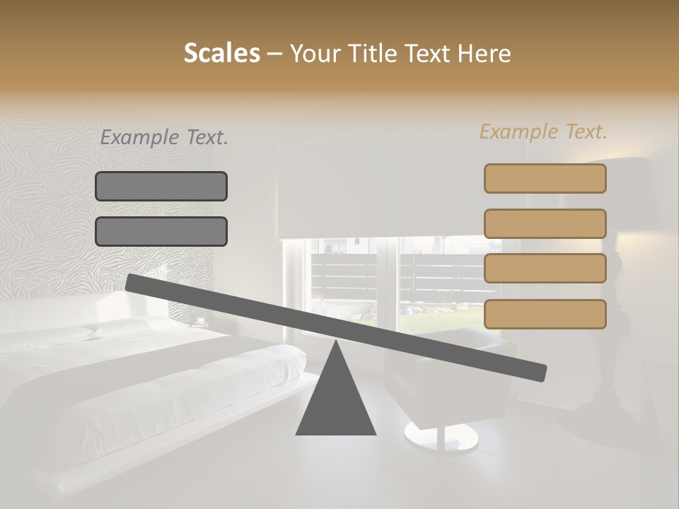 Flooring Bedroom Nobody PowerPoint Template
