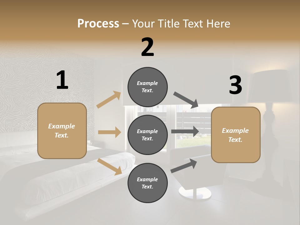 Flooring Bedroom Nobody PowerPoint Template