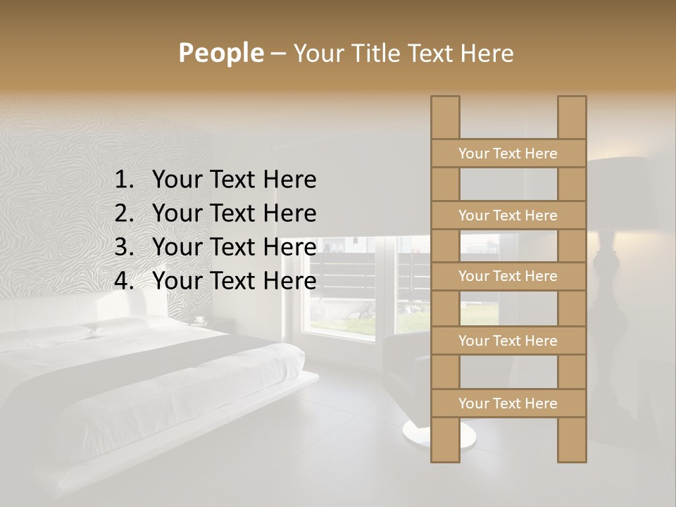 Flooring Bedroom Nobody PowerPoint Template