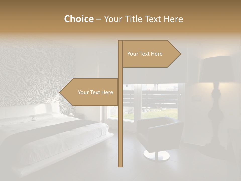 Flooring Bedroom Nobody PowerPoint Template