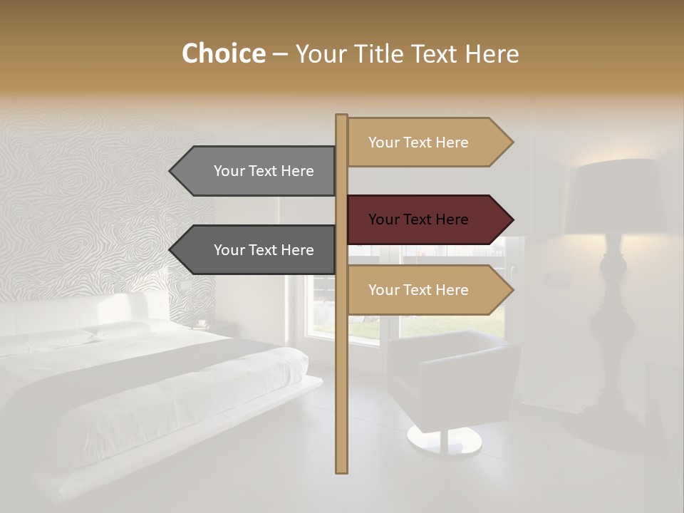 Flooring Bedroom Nobody PowerPoint Template