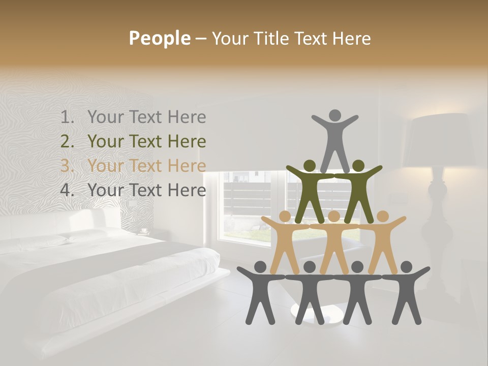 Flooring Bedroom Nobody PowerPoint Template