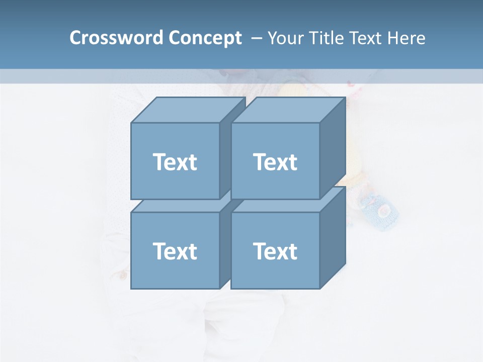 Childhood Female Lying PowerPoint Template