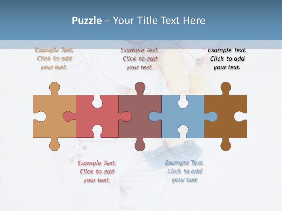 Childhood Female Lying PowerPoint Template