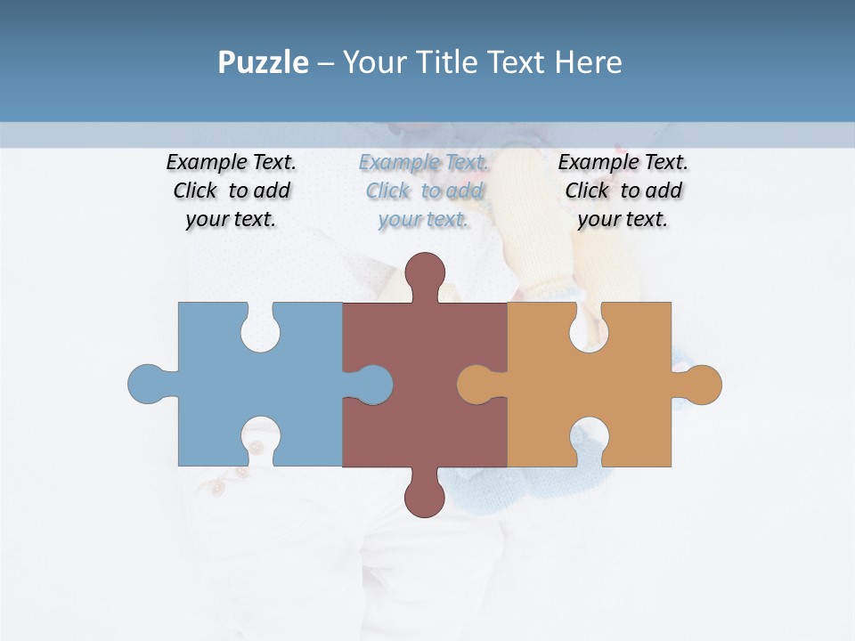 Childhood Female Lying PowerPoint Template