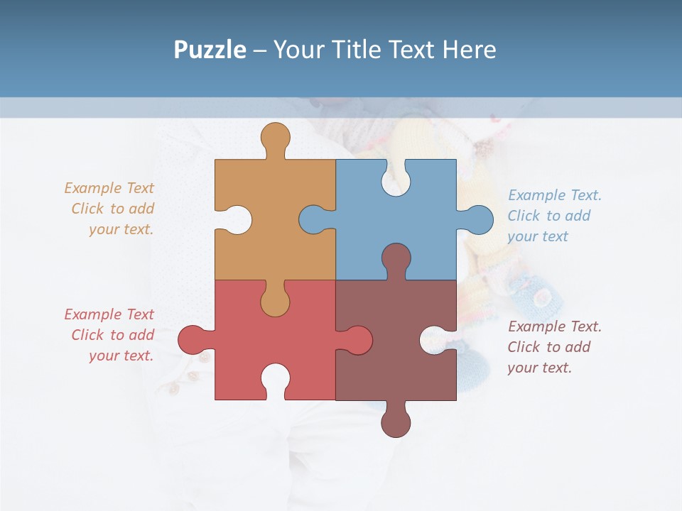 Childhood Female Lying PowerPoint Template