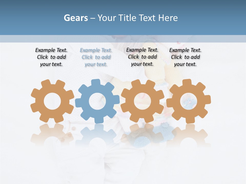 Childhood Female Lying PowerPoint Template