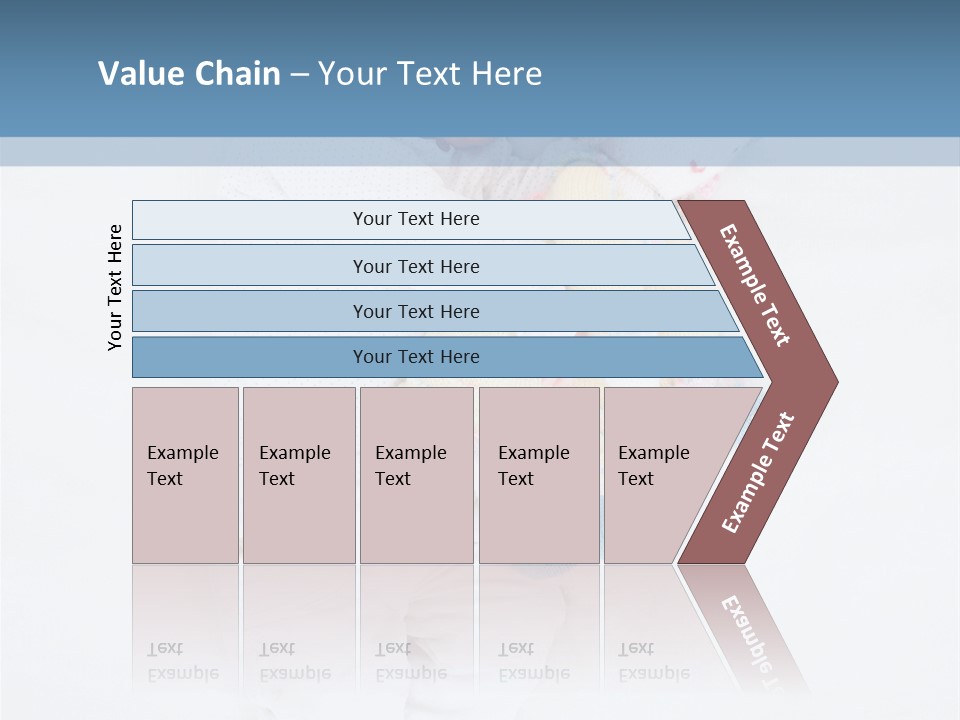 Childhood Female Lying PowerPoint Template