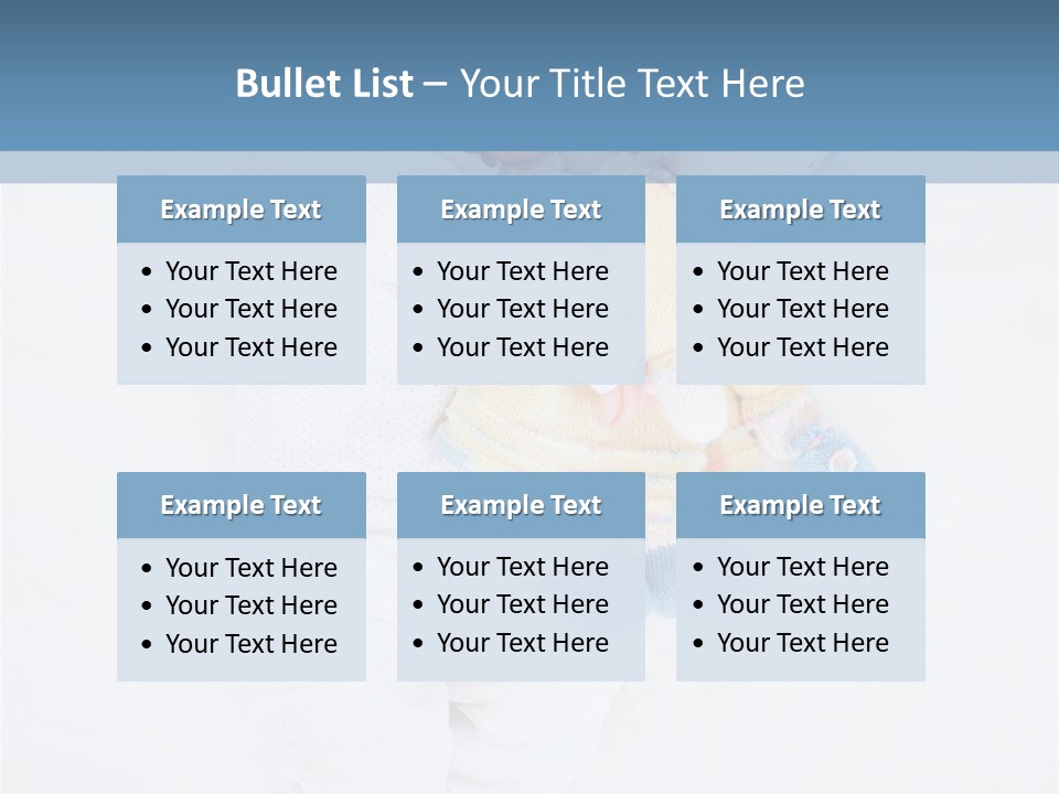 Childhood Female Lying PowerPoint Template