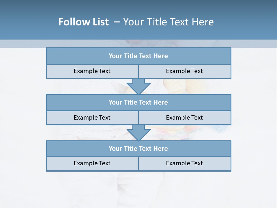 Childhood Female Lying PowerPoint Template