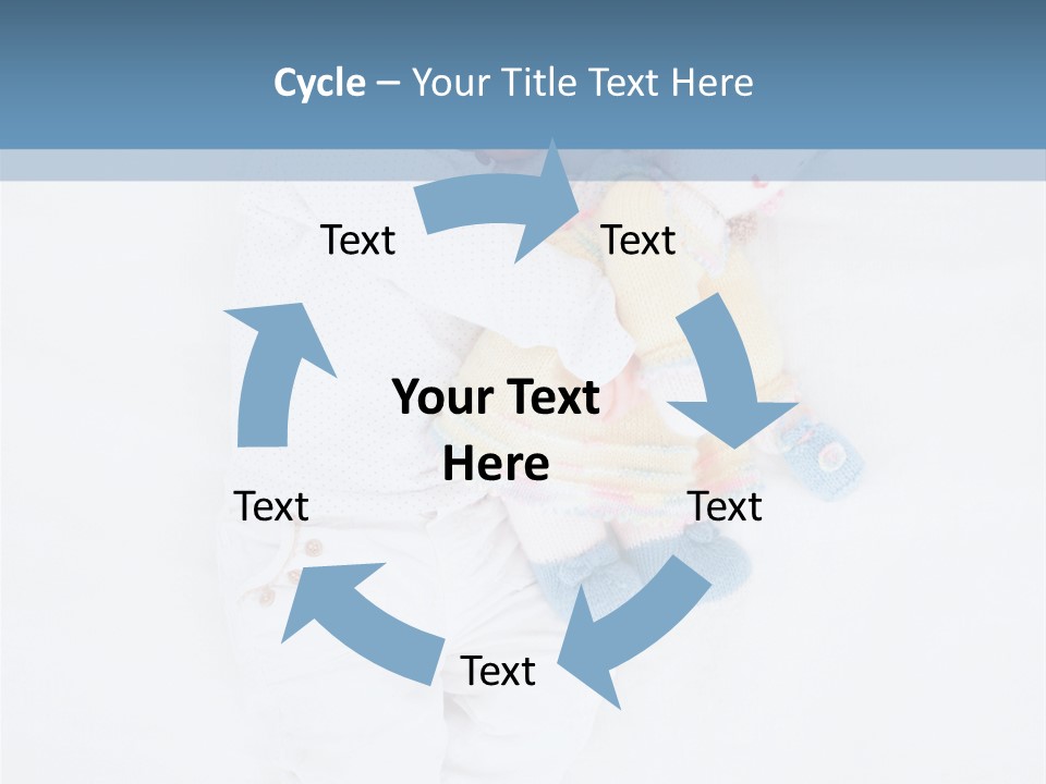 Childhood Female Lying PowerPoint Template