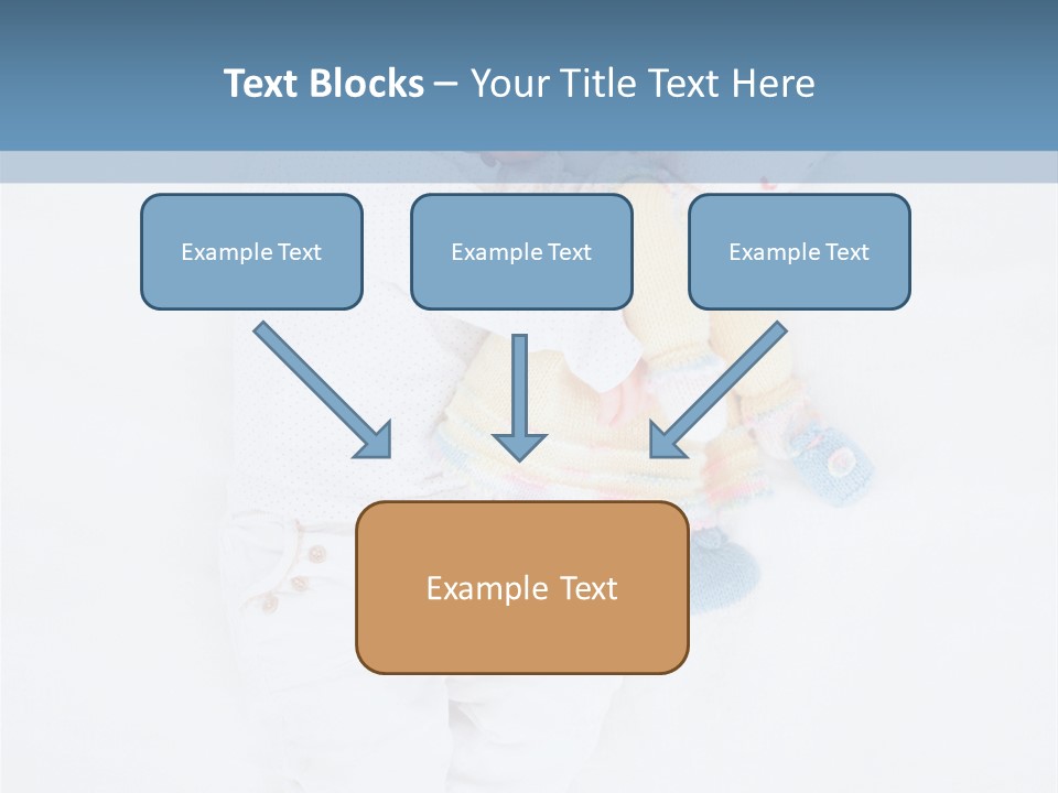 Childhood Female Lying PowerPoint Template