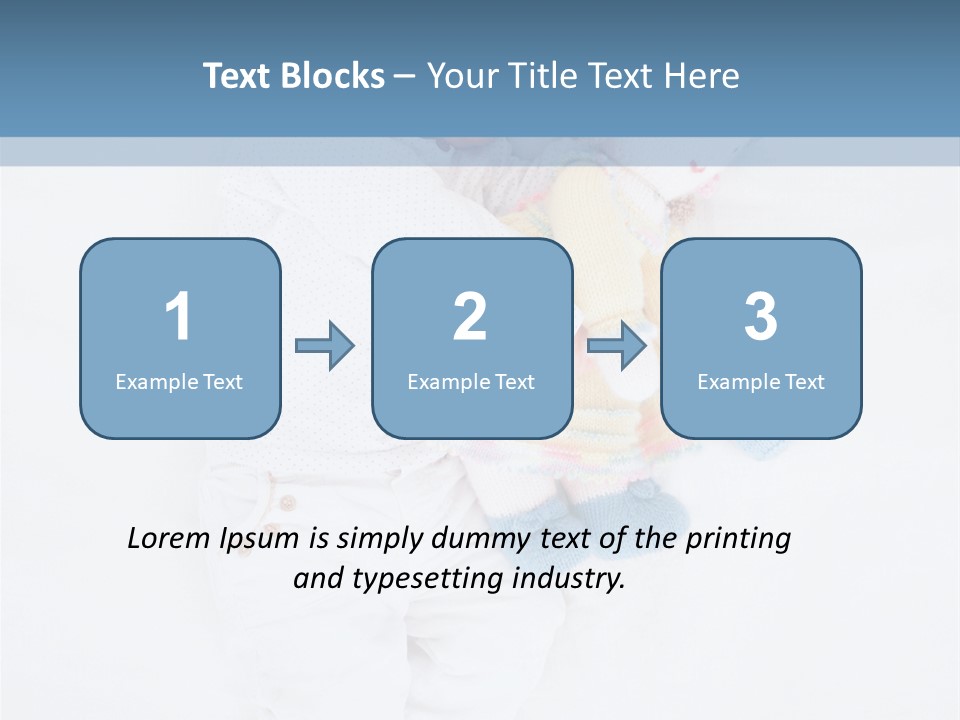 Childhood Female Lying PowerPoint Template