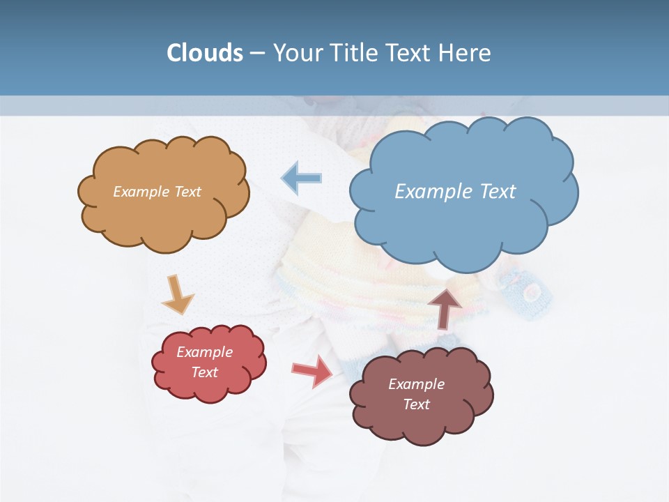 Childhood Female Lying PowerPoint Template