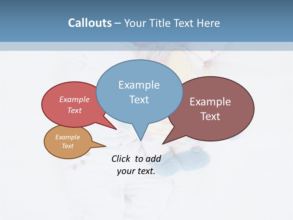 Childhood Female Lying PowerPoint Template