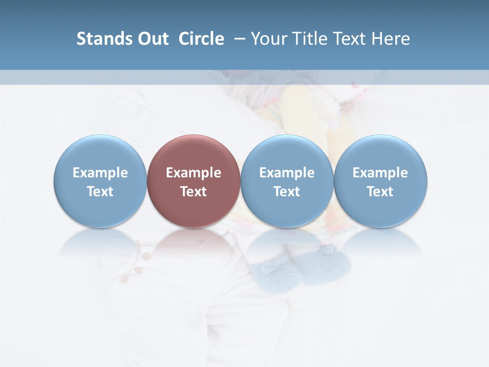 Childhood Female Lying PowerPoint Template