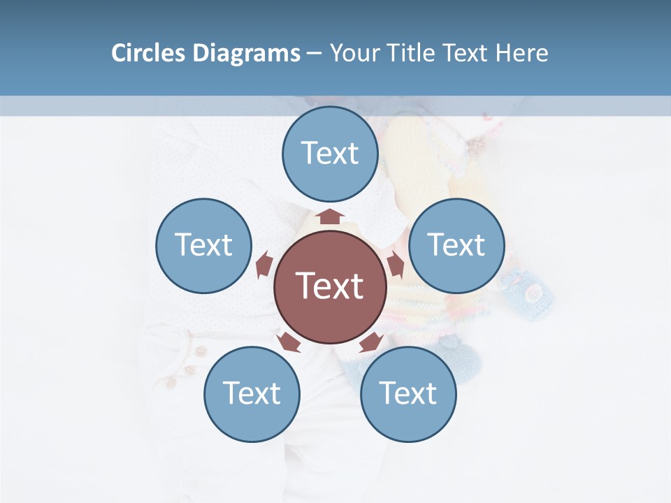 Childhood Female Lying PowerPoint Template