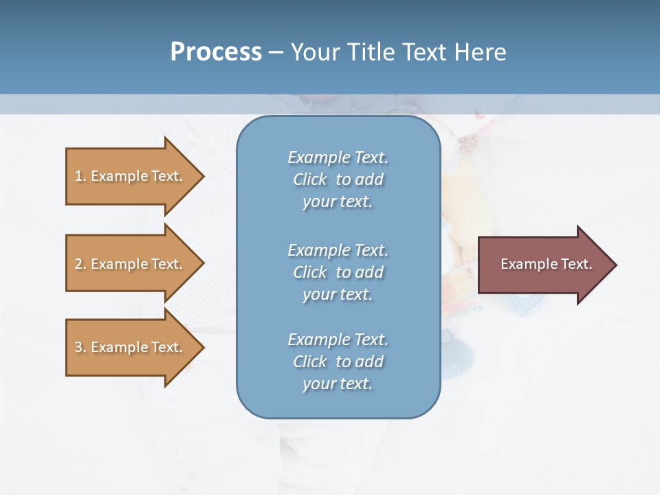 Childhood Female Lying PowerPoint Template