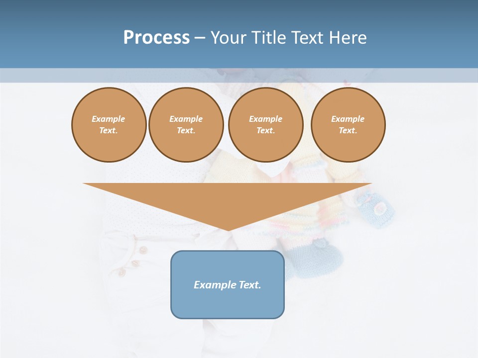 Childhood Female Lying PowerPoint Template