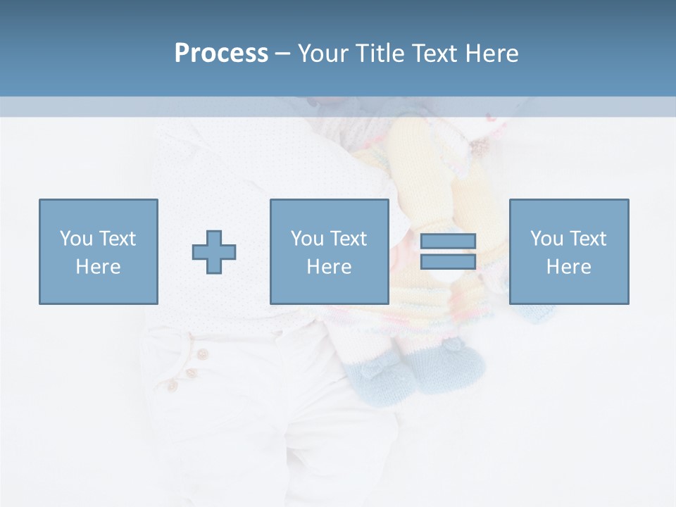 Childhood Female Lying PowerPoint Template