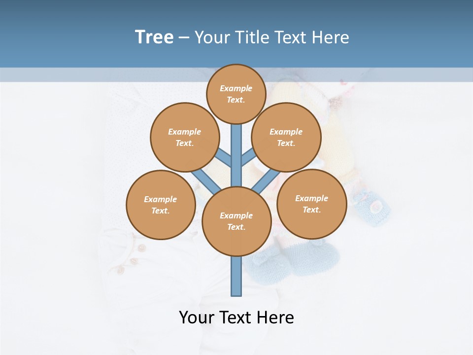 Childhood Female Lying PowerPoint Template