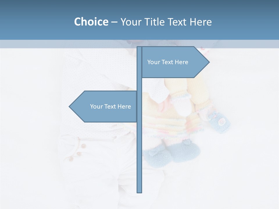 Childhood Female Lying PowerPoint Template