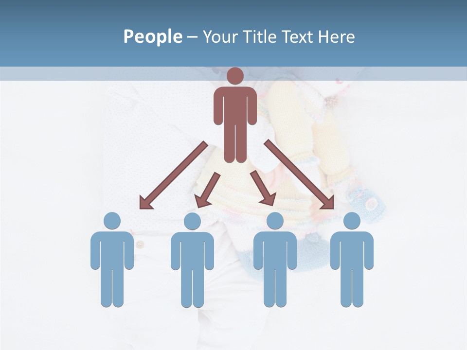 Childhood Female Lying PowerPoint Template