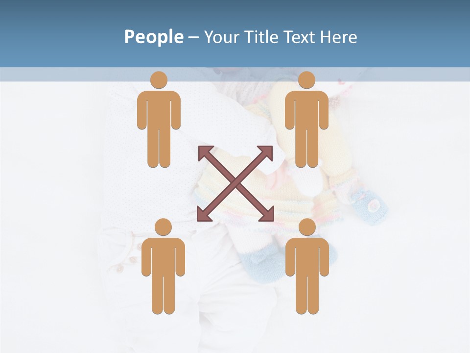 Childhood Female Lying PowerPoint Template