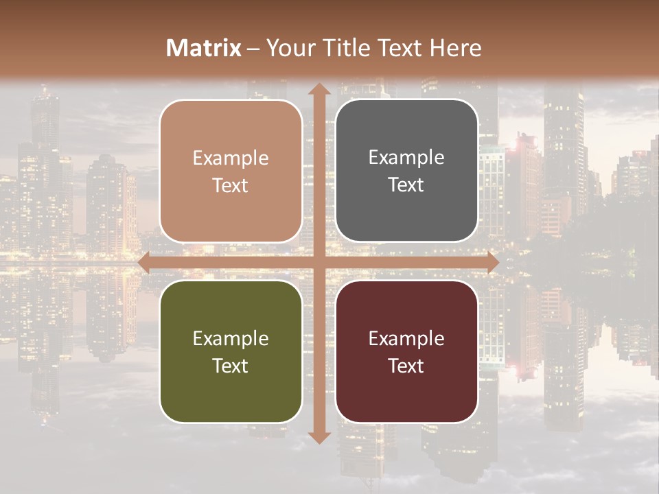 Landscape Black View PowerPoint Template