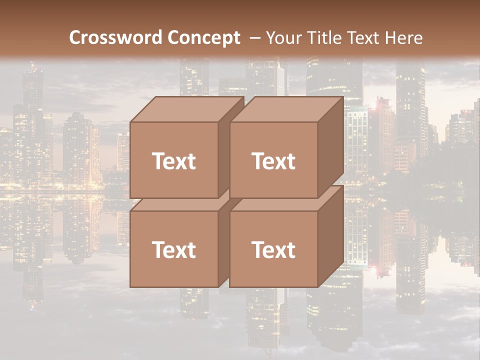 Landscape Black View PowerPoint Template