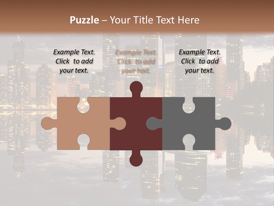 Landscape Black View PowerPoint Template