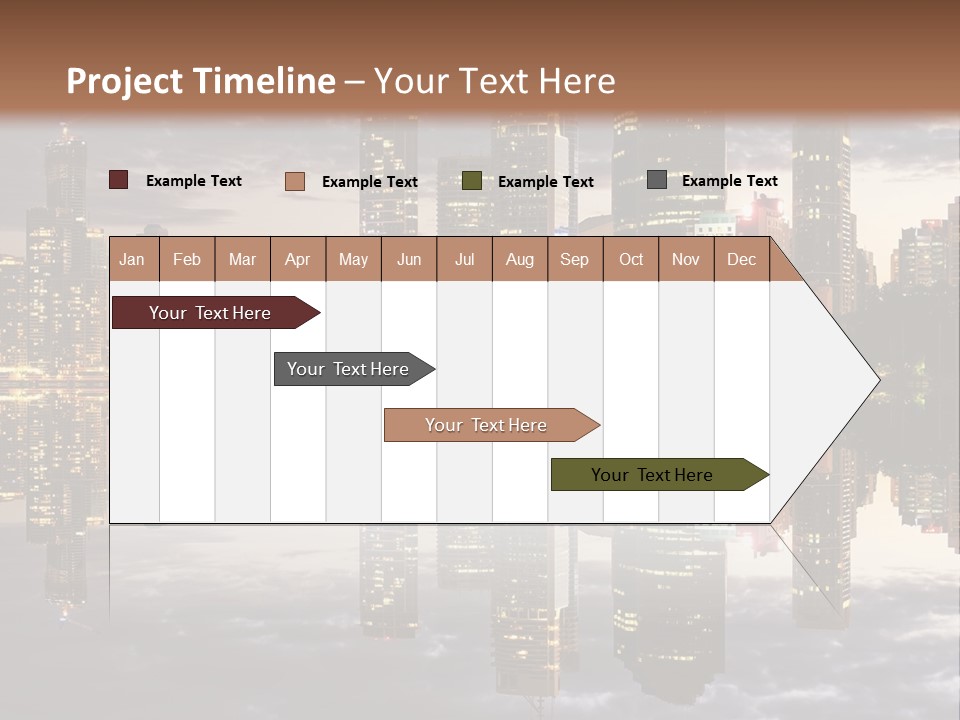 Landscape Black View PowerPoint Template